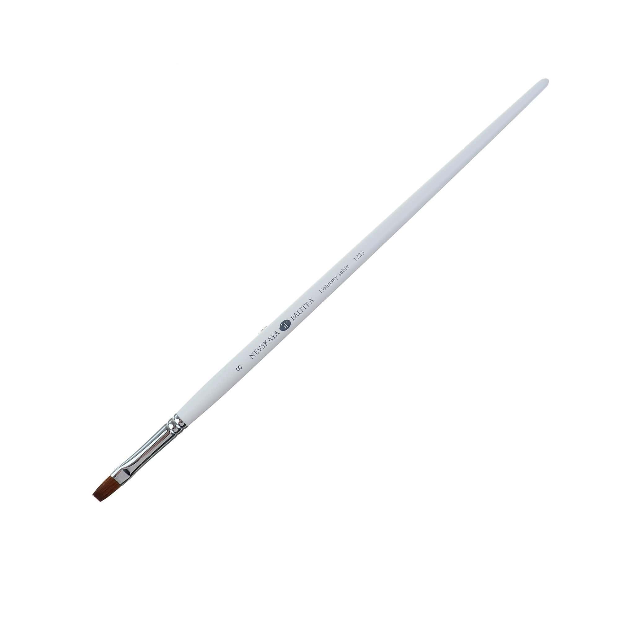 Brush speaker "Nevskaya Palitra" flat, long handle