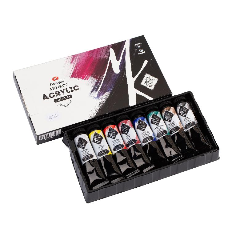Acrylic painting set "Master Class", 8 colors