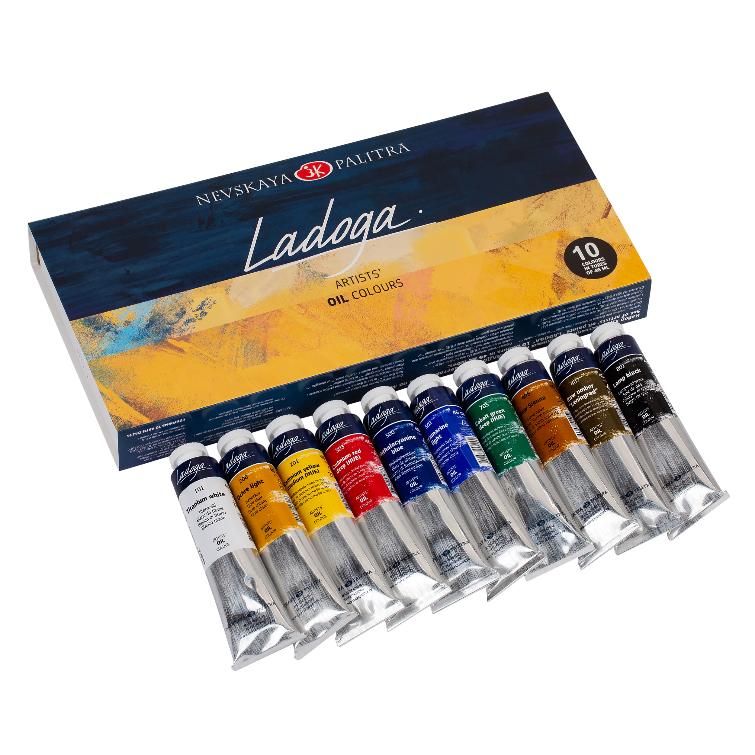 Oil painting set "Ladoga", 10 colours