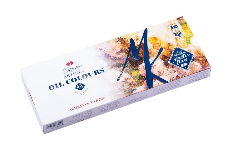 Extra-fine Artists Oil colours set "Master Class" Armenian Earths, 12 colors