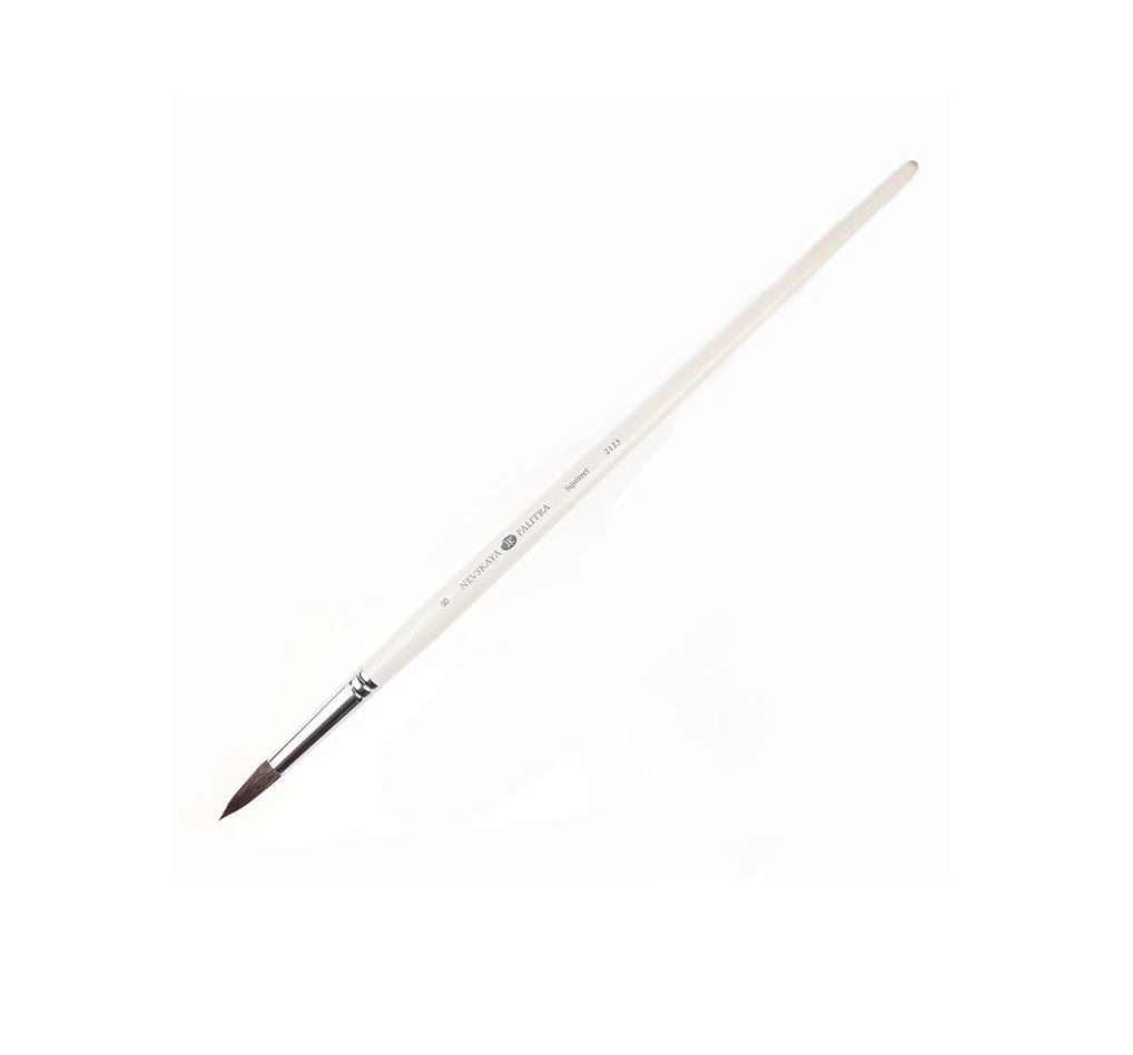 protein brush "Nevskaya Palitra" round, long handle