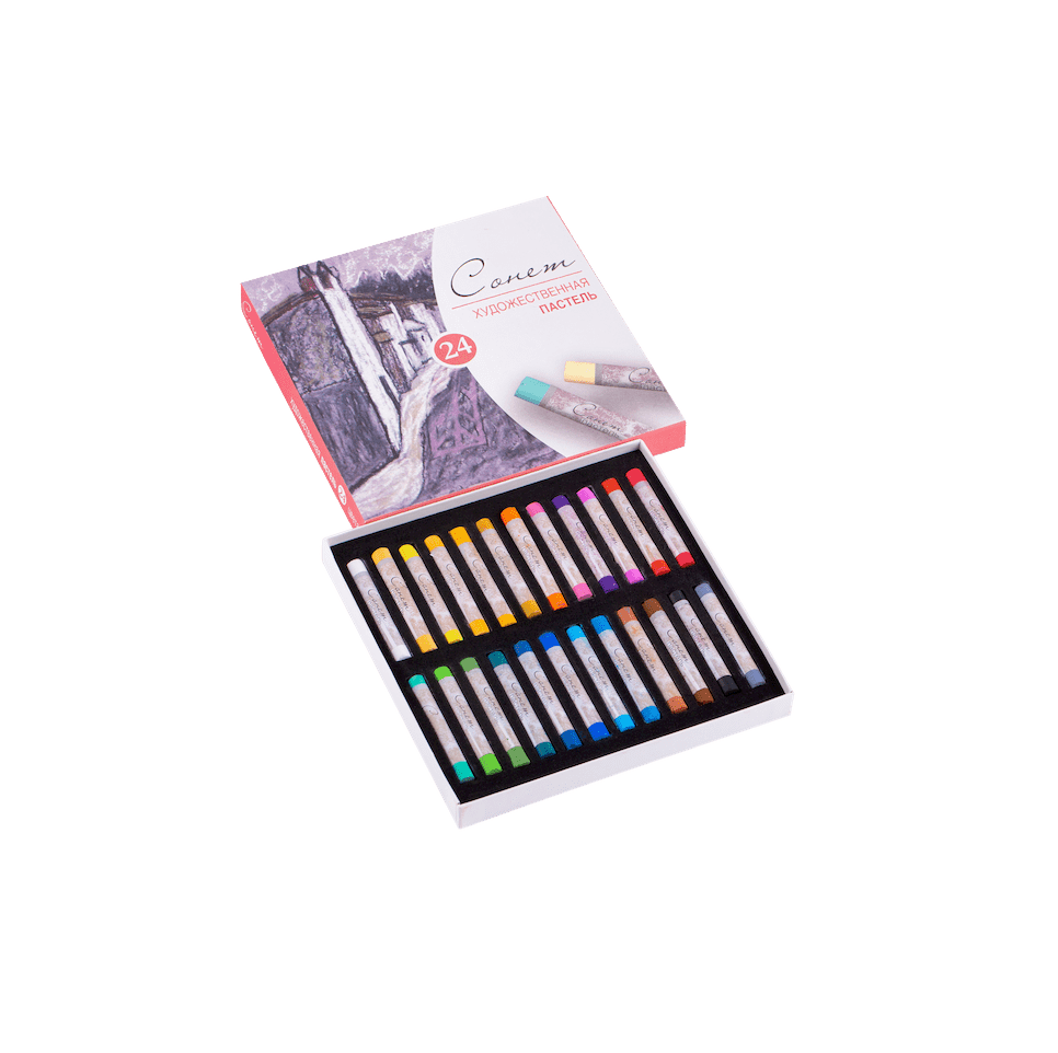A set of art pastels "Sonet", 24 colors