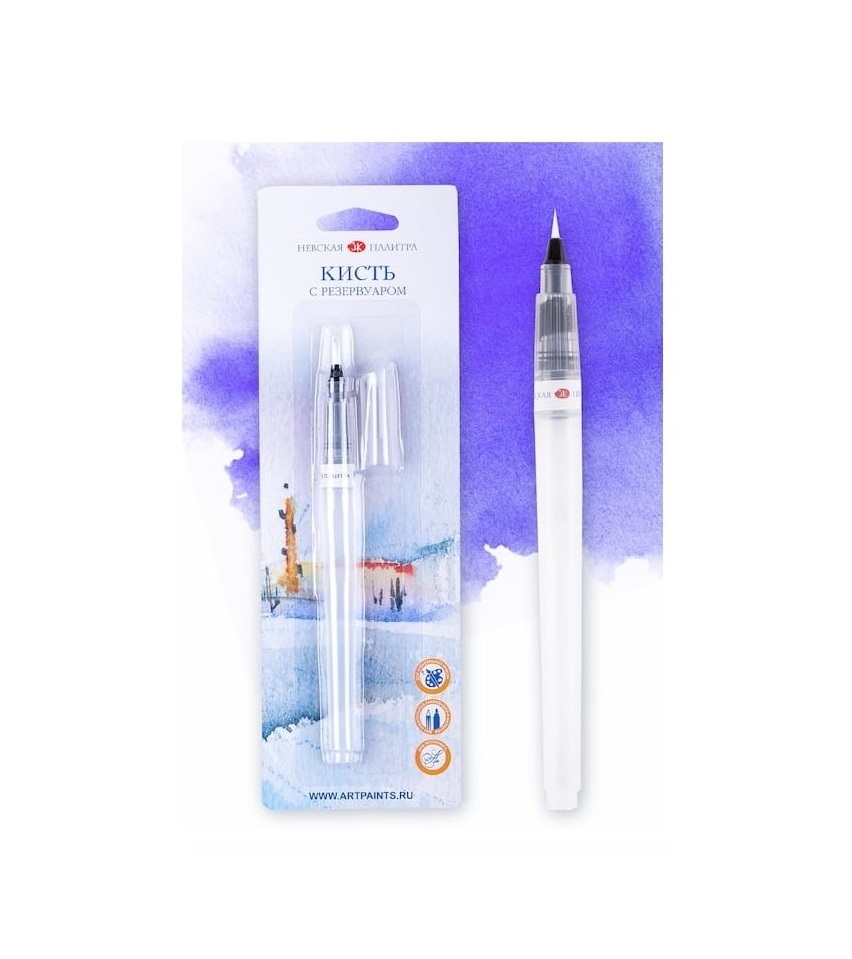 Brush with a reservoir "Neva Palette", round, 2.5 mm