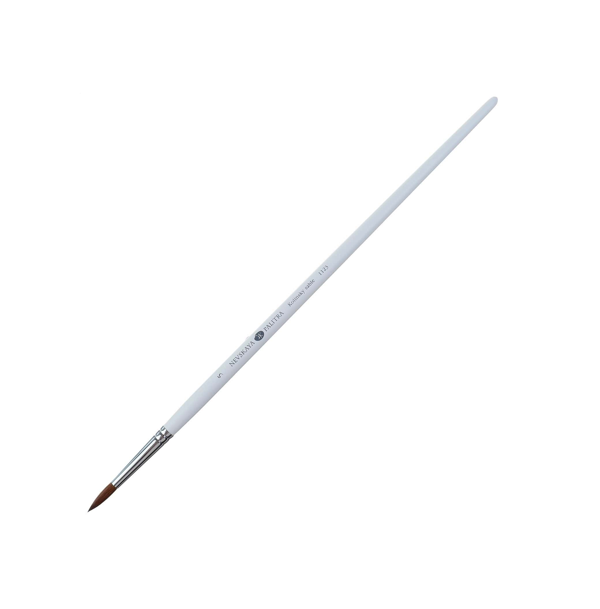 Brush speaker "Nevskaya Palitra" round, long handle