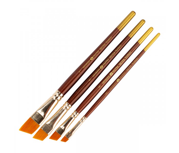 Synthetic Angled Paintbrushes «Decola»
