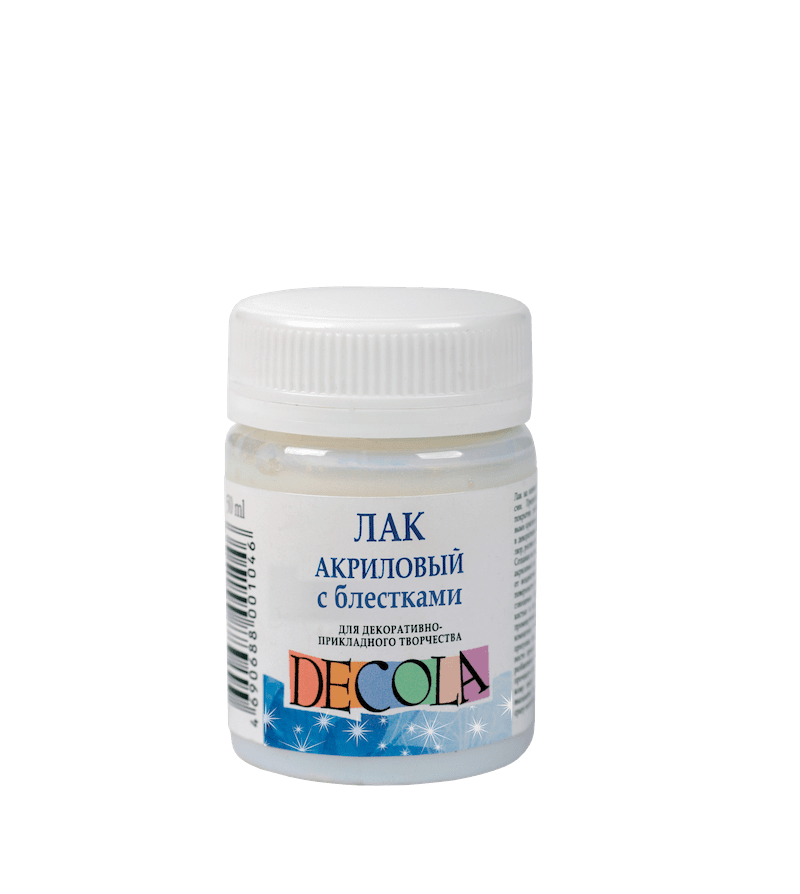 Lacquer Acrylic Glitter "Decola", 50 ml