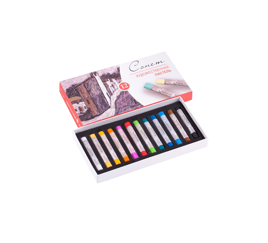A set of art pastels "Sonet", 12 colors
