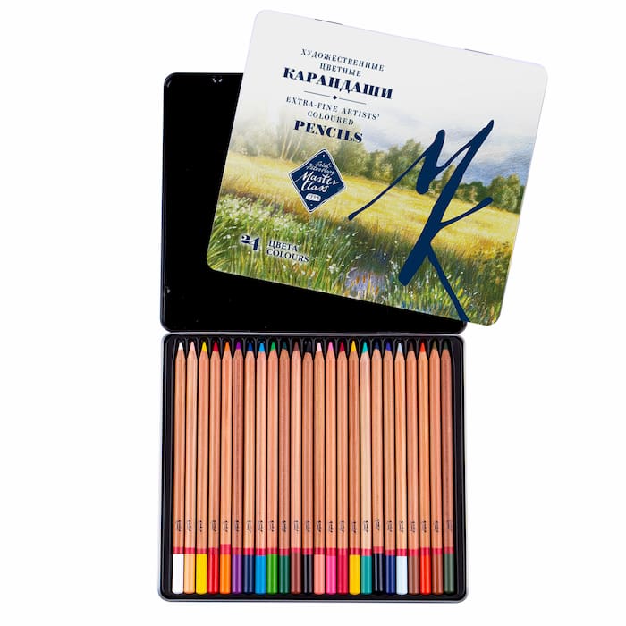 A set of colored pencils professional "Master Class", 24 colors
